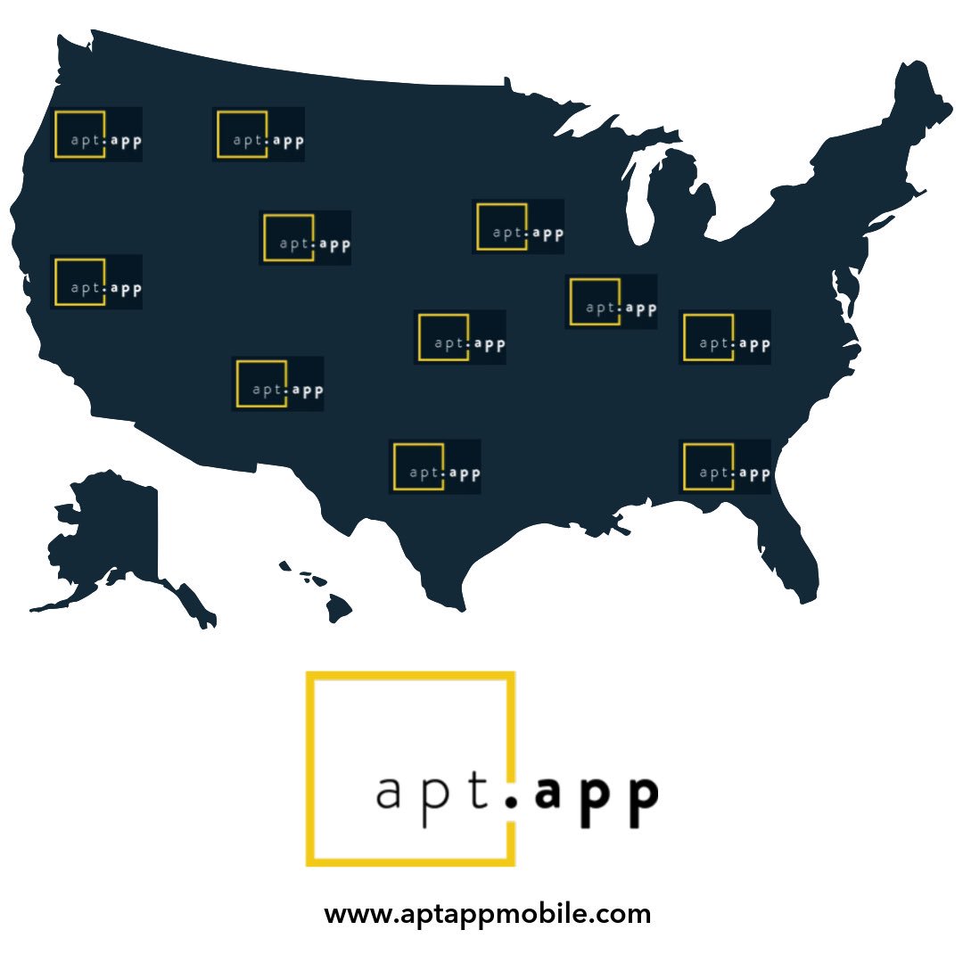 Apt_App's tweet photo. Apt. App is growing nationally! If you aren’t experiencing the magic of Apt. App in your community yet, give us a holler! 💌hello@aptappmobile.com https://t.co/nQbfBarlcZ