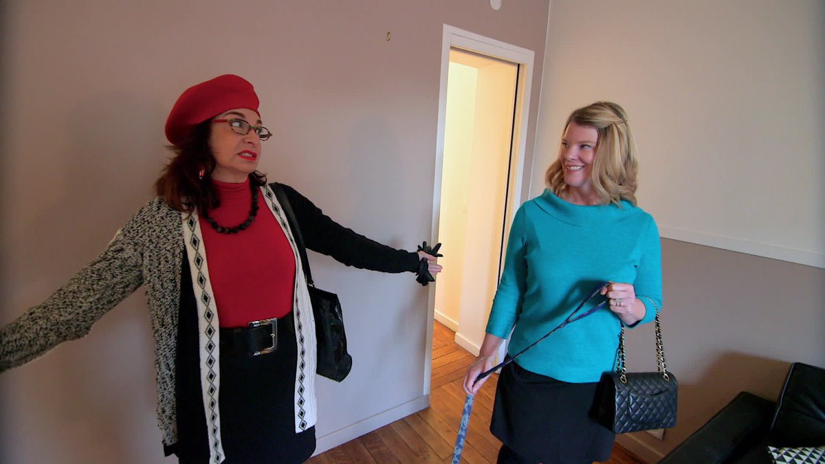 hgtv's tweet photo. Live your life in such a way that your Paris agent is one that rocks a raspberry beret. #loveher #lifegoals #HouseHunters #HouseHuntersInternational #HHI #OnHGTV https://t.co/OF9MPV8zlb