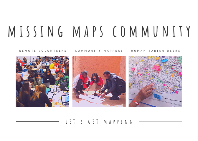 Join the <a href="/TheMissingMaps/">Missing Maps</a> community! We are happy to share events with you in the DC area and you can always request help from our <a href="/RedCross/">American Red Cross</a> volunteers with your event.