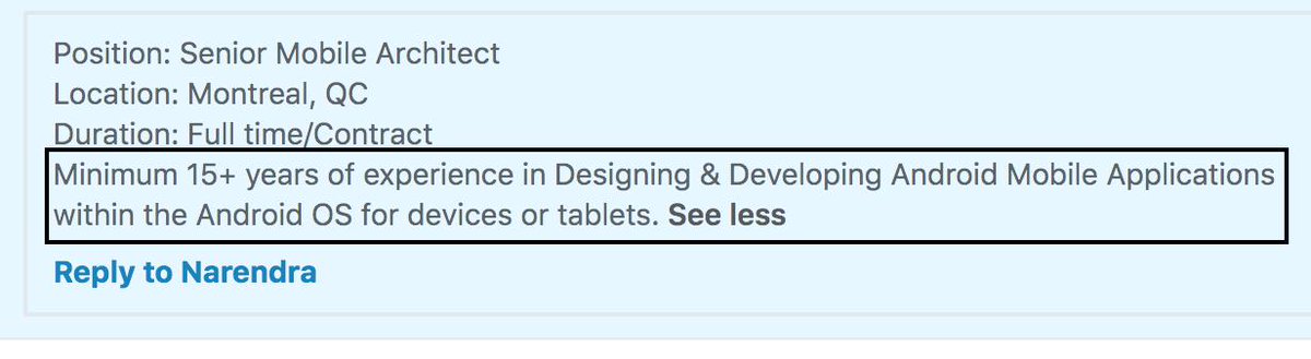 ekmwilson's tweet photo. If you've ever wondered if you should apply for that job where you didn't meet all the requirements... #LinkedIn #STEM https://t.co/9yRKRNH8OY