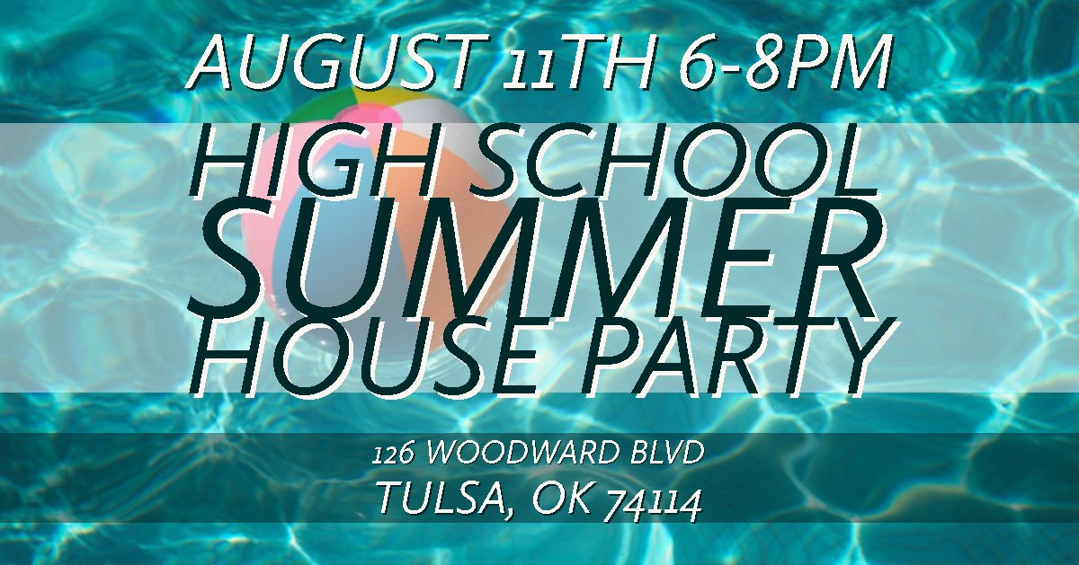 Hey High Schoolers!! Come hang out with us this Sunday night!! We will be grilling out, swimming and playing some games! Make plans to be there!