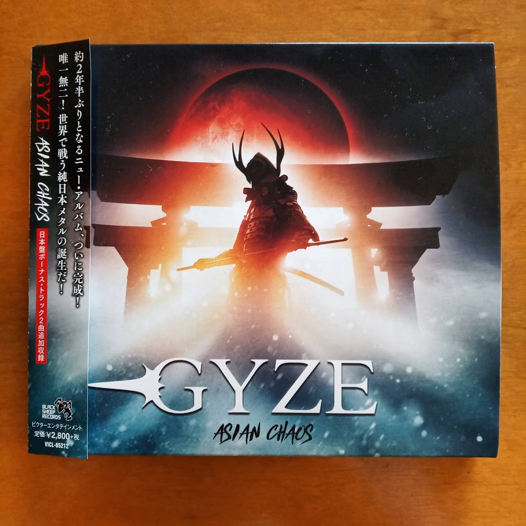 KentaroFlamepaw's tweet photo. My copy of Gyze's new album Asian Chaos. Japanese edition featuring an X Japan cover. My honest thoughts? It's the greatest album they've pumped out so far! 🤘 https://t.co/psXScFXkZx
