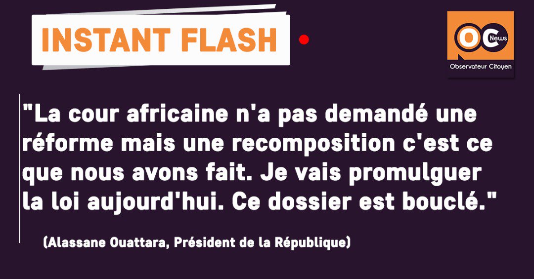 ObservateurCIV's tweet photo. #InstantFlash
#CIV225
@AOuattara_PRCI 
Cc: @Gouvci 
@AmadouGon https://t.co/1i8uimH2gJ