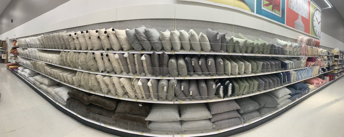 Inspired by a tweet i saw from another team! Thank you GM Nicole for bringing it to life. Love the idea of dropping the shelving! It’s more accessible to the guest and makes for a beautiful pillow presentation! 🛍🎯 🛒 #pillow #decor #homedecor