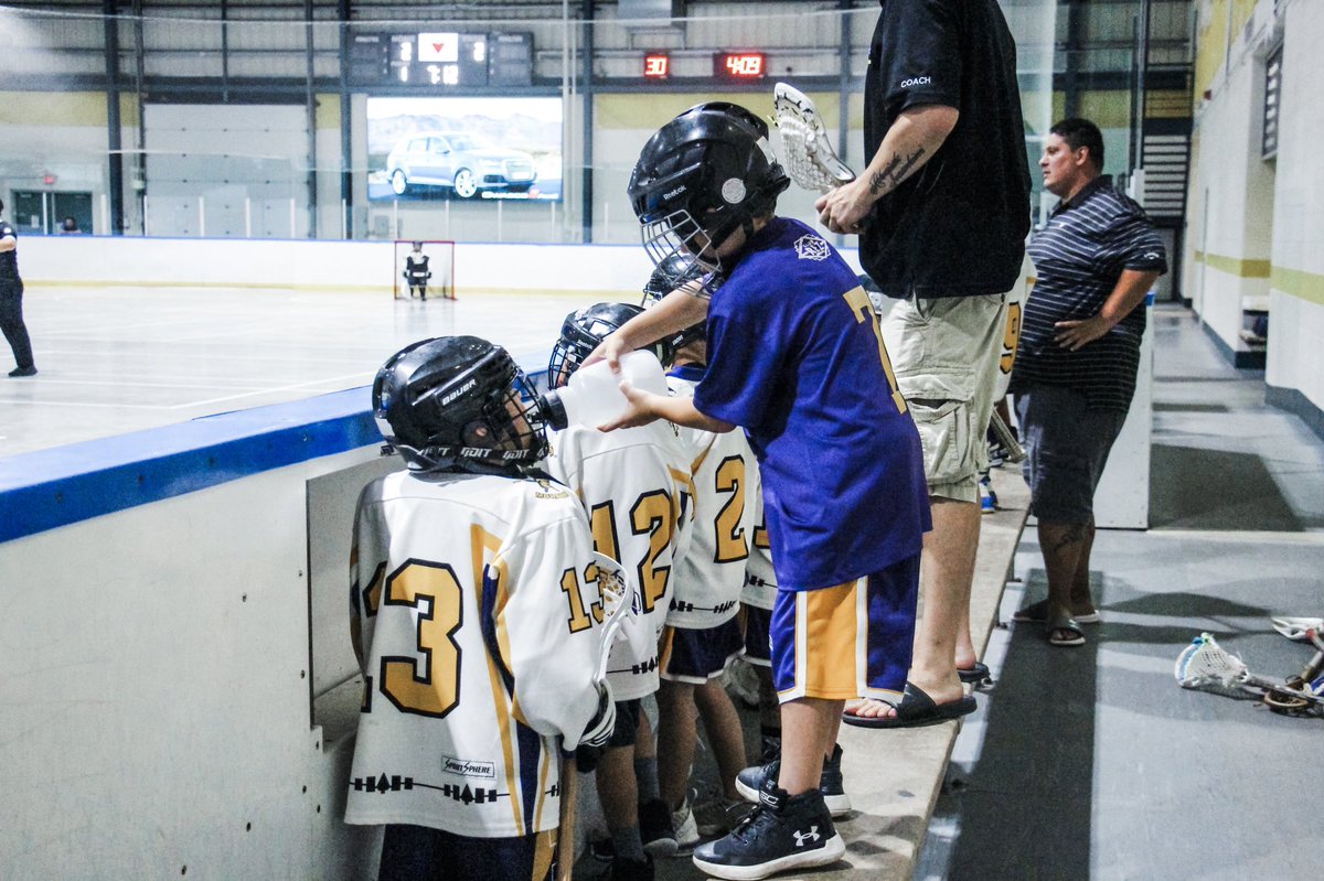 OntarioLacrosse's tweet photo. Teammate of the Year 🏆 Madden Jacobs supporting his @MohawkLacrosse teammates at Tyke provincials after suffering a broken femur earlier in the season. Congratulations to the Tyke Mohawks on their 🥇 medal! #LaxFestXVI https://t.co/gchIv0y4tl
