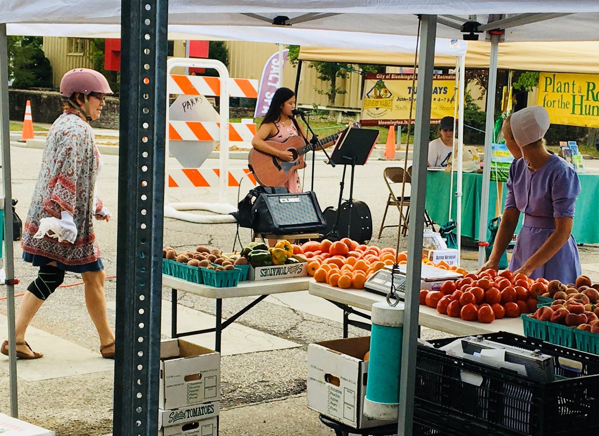 BloomMaryMorgan's tweet photo. Tuesday farmers market happening now til 7 p.m. — Madison between 6th and 7th, by Bloomingfoods. https://t.co/OxqU65f8jE