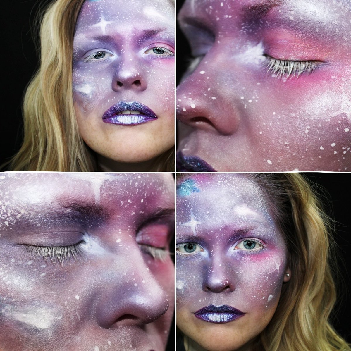 mollymaytheMUA's tweet image. DAY 92! We are all pieces to something bigger than ourselves, dont you think? 👾🦠🌌
Also welcome to my pores. Please roll out the entry carpet 😬😂
#100daysofmakeupchallenge