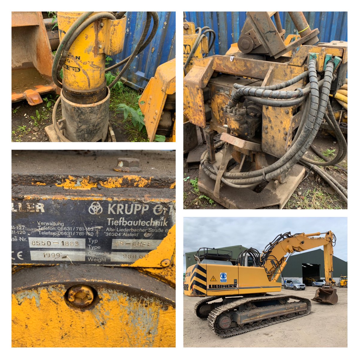 Liebherr 914HDSL c/w 3 buckets and piling equipment available