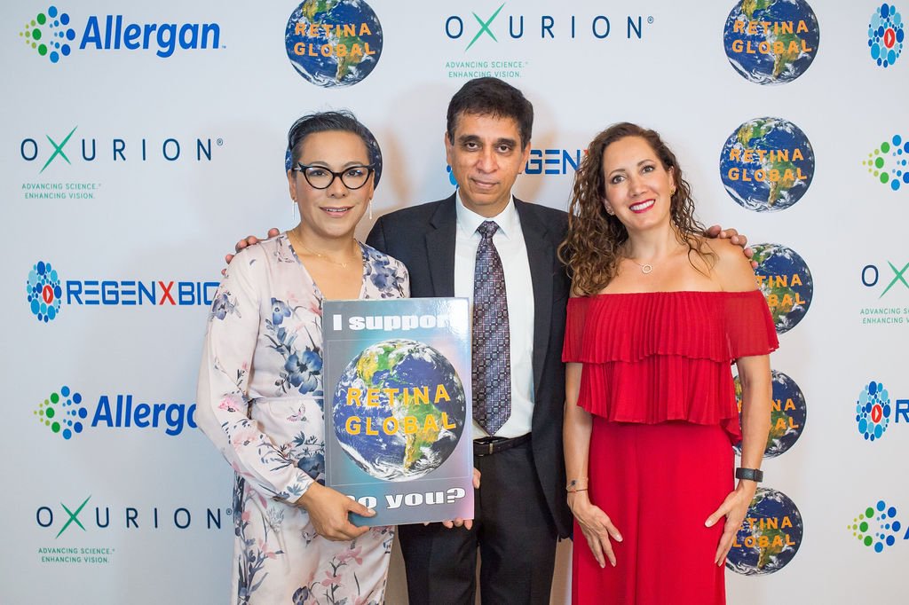 RetinaGlobal1's tweet photo. Dra. Mariana Martínez and Dra. Gabriela Lopezcarasa with Dr. Raj Agrawal, CEO, Retina Global, at the Retina Global Reception during #ASRS2019 in #Chicago.
The Reception was supported by Allergan Eye Care, Oxurion NV and RegenxBio. https://t.co/dQ7xMiEn7X