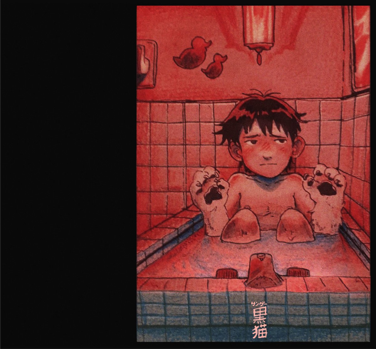 SanderTheCat's tweet photo. BATH TAKES YOUR PROBLEMS AWAY.
Thing I improvised with a vicolor, time ago in traditional, and just fix in digital, it was supposed to look like an horror manga cover inspired by one scene on poltergeist
I Hope you like it! ❤ https://t.co/HSVUTjhJoy