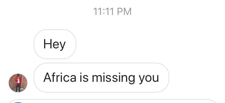 philanthropizt's tweet image. När man får DM på instagram och förstår att man verkligen gjort intryck på en ung person genom att vara sig själv, gone out of my way och visat medmänsklighet. 

Vackra människa! 

🙏🏾🥰

#afrikaabstinens 
#friendshipforlife