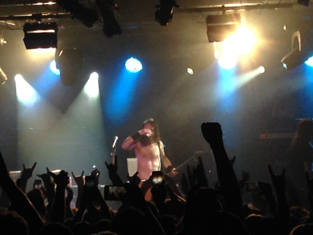 Cradgyboy's tweet photo. Another #BallBuster of a show from @Airbourne @LimelightNI #BelfastRocks ☘️ https://t.co/MC8yV5VnfV
