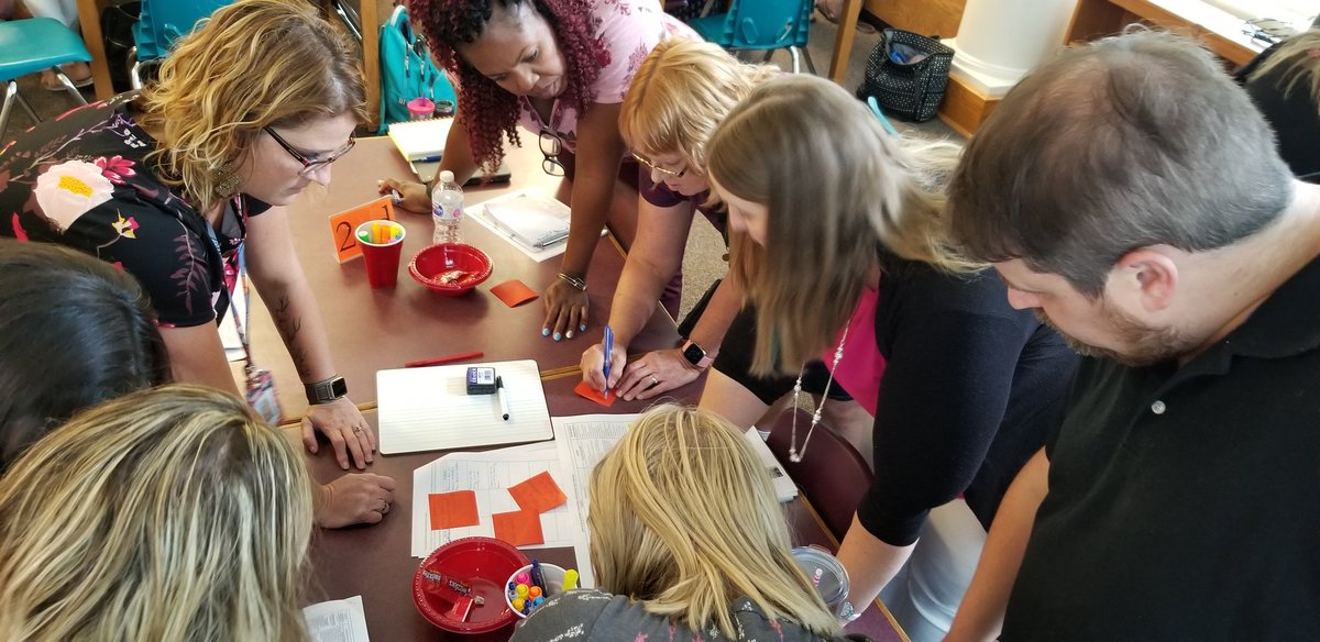 sandralhogue's tweet photo. @JCPSKY's @ShelbyJCPS Teachers are #WorkingOnTheWork as high functioning collaborative teams by building ELA units anchored in KAS. Watch out! #AISuccess #AISWeek #WeAreJCPS @LMorris216 https://t.co/WBh2oObk4Z