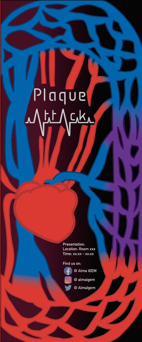 AlmaIgem's tweet photo. And we're done with the banner! Now onto even more design work! #iGEM #graphicdesign #designwork #bannerdesign #printdesign #finaldesign #plaqueattack https://t.co/zUE7JbQmh3
