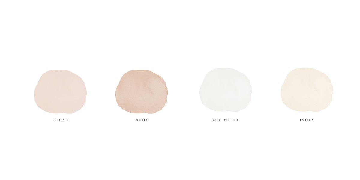 Perfect for female fine-art wedding photographers. With blush and a warm nude for the main #colors, this color combo would complement your bright toned #wedding photos.

Learn More : bit.ly/colormin

#weddingphotography 
#weddingphotographer