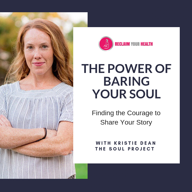 ReclaimHealth's tweet photo. Baring your soul and sharing your story with others can be scary! Few of us have the courage to be that vulnerable for fear of being judged or rejected. Kristie Dean's 'Soul Project' is a powerful place that supports women's emotional wellness and growth. https://t.co/3TPSLzpkCW https://t.co/4tOIPEaHFL