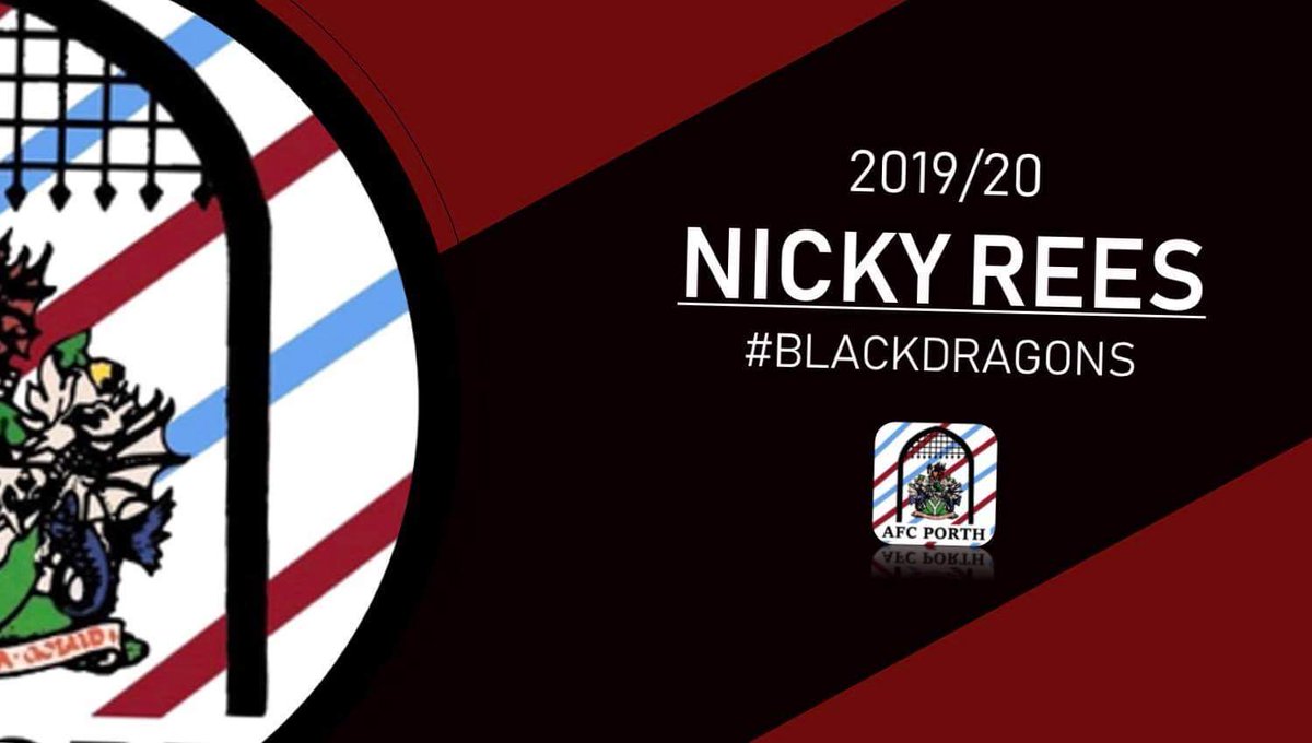 AFCPorth's tweet photo. REES RETURNS | The Black Dragons are pleased to announce the return of striker Nicky Rees. Nicky has impressed during pre-season,expected to play a big part this season, if his preseason form is anything to go by
thanks @baglanfc
β«οΈπ
#welshleague #blackdragons #welcomenicky https://t.co/BCpIfVzqvl