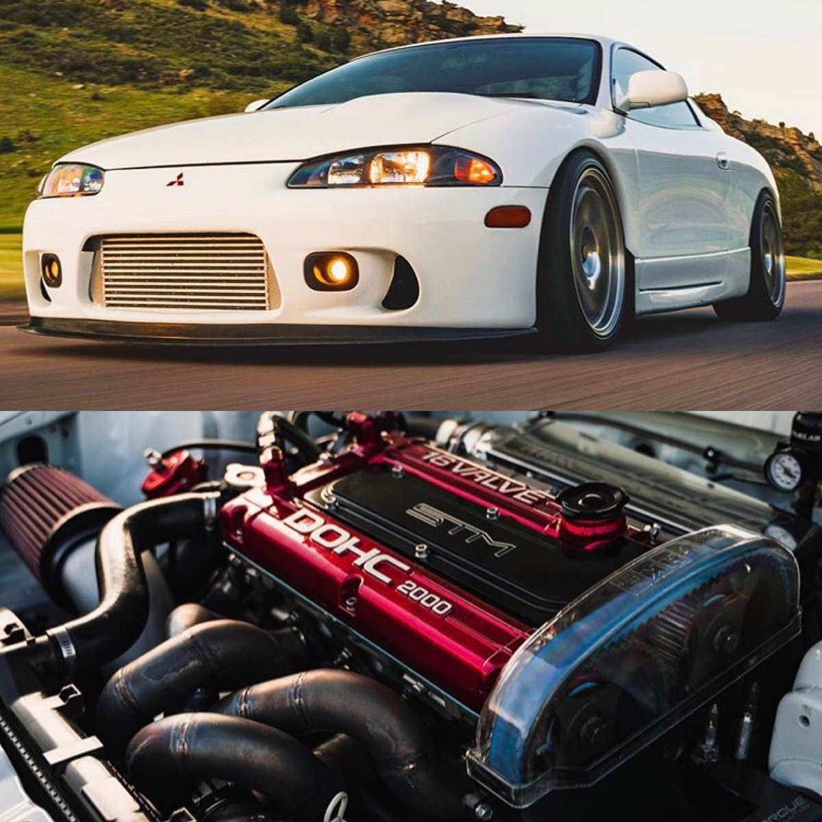 GatesNAmerica's tweet photo. Every car looks cleaner and meaner with a #GatesRPM belt! ⚪🔴🔵
.
🏎️: bradydings (IG)
📸: https://t.co/plM3VHWKKT (IG)
.
#GatesRPM
#GatesBelts | #Gates | #DrivenByPossibility | #FastCars | #SportsCars | #MuscleCars | #Boost | #Boosted | #BoostLoading | #Mitsubishi | #Eclipse https://t.co/VnvCihH3TF