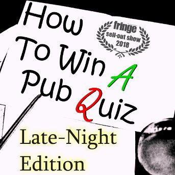 StandComedyClub's tweet photo. End your night at #Edfringe right with @thisalexlove: How to Win A Pub Quiz: Late Night Edition at 11.30pm!
Part stand-up, part actual pub quiz. Now in a late-night setting. The theme: the 2000s.
Sold-out 2016, 2017, 2018.
Tix &amp; info https://t.co/LBQtGs1uxX #MakeYourFringe https://t.co/Ziy37YR5zn