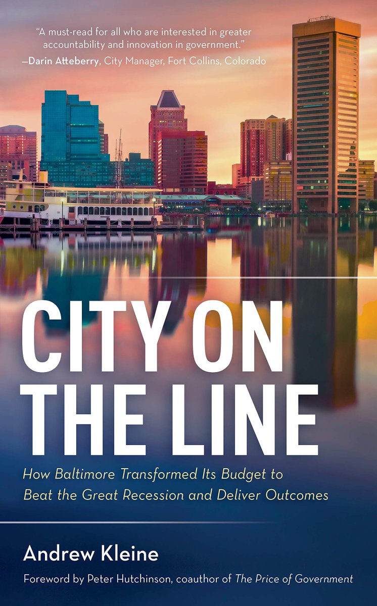 ASPANational's tweet photo. Tough getting through Tuesdays? Let a great #BookTalk pick you up! In honor of ASPA's Finance Month, check out City on the Line with @awkleine and learn how Baltimore transformed its budget to deliver outcomes. Great story about a great city!
https://t.co/EkgxYkw9fj https://t.co/RZj7Sx9oOR