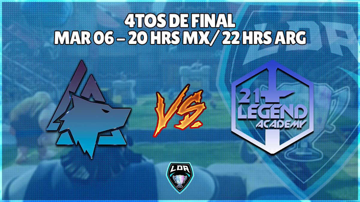 LDReSports's tweet photo. [#LDR4taEdicion] [#4tosDeFinal]

Las emociones continúan el día de hoy por que tenemos un enfrentamiento que saca muchas chispas, @21LAcademy_CR se mide a #ASWolves.

Un partido que estará lleno de emociones al limite!

Comenten quien sera el ganador 👀 los estaremos leyendo! https://t.co/9UM6ae23iY