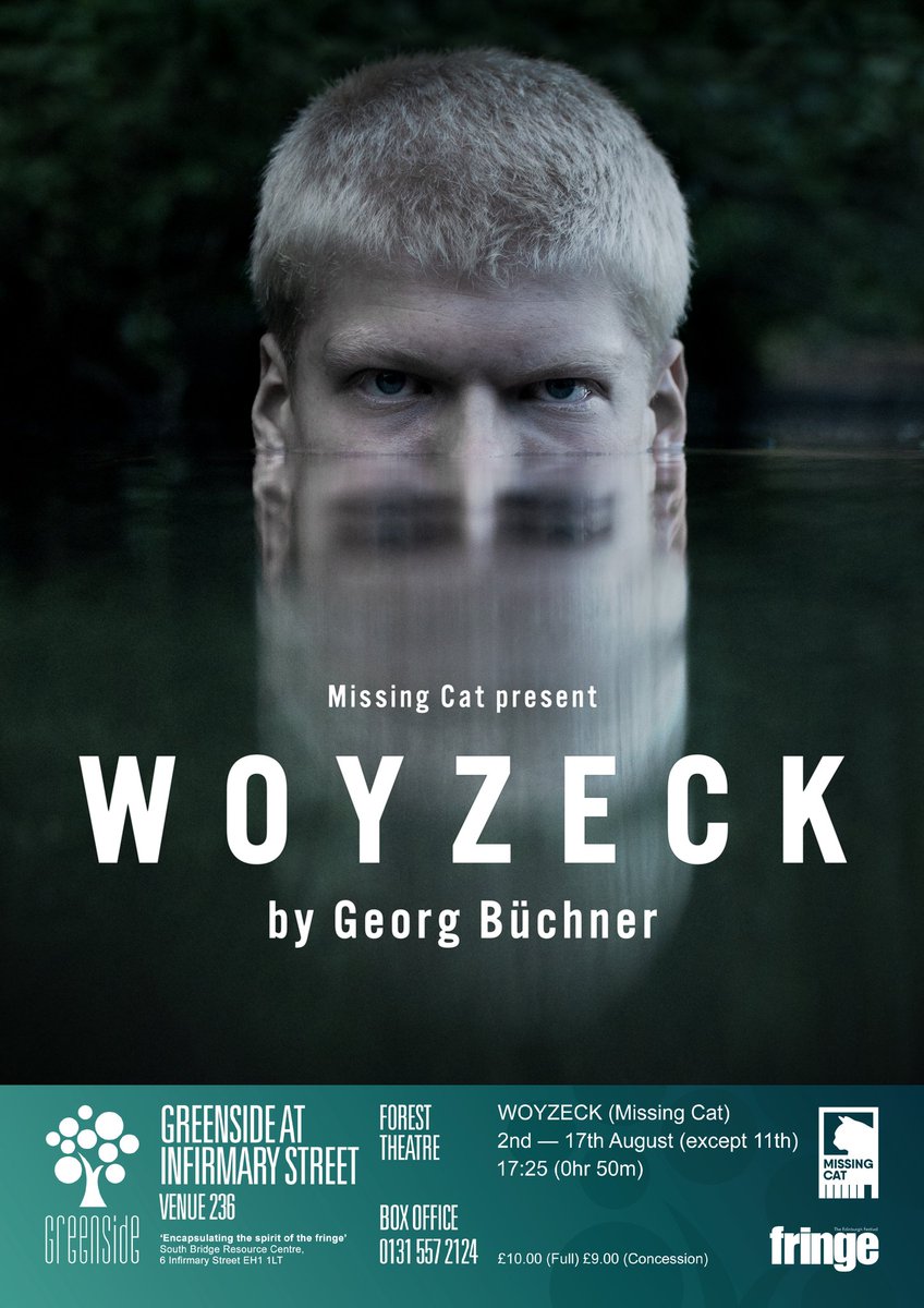 TheAbsentPaws's tweet photo. @DilleyDilley Hello! We would be delighted if you came along to our new multimedia production of Woyzeck @GreensideVenue We're on at 17:25!! Tickets: https://t.co/EddjsXgZqN #MissingWoyzeck https://t.co/M9JQfjsz6m