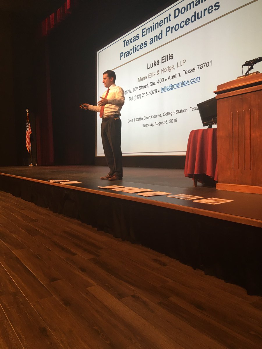 TiffDowell's tweet photo. Always grateful to Austin-based attorney, Luke Ellis, for giving his time to help educate Texas landowners on eminent domain. #bcsc2019 https://t.co/GlEKLK4u0o