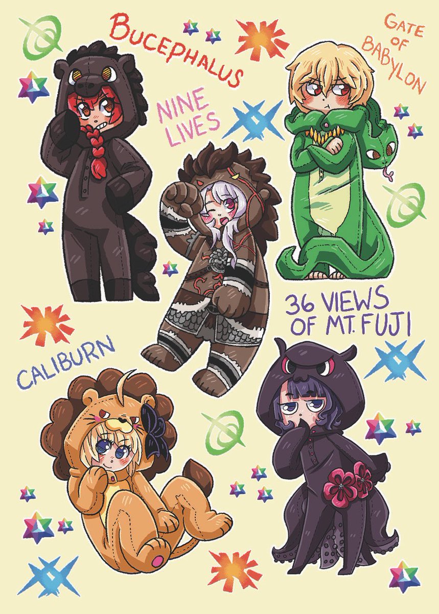 @FFun101 Here's I think a pretty decent variety of styles I like to draw ^^ 