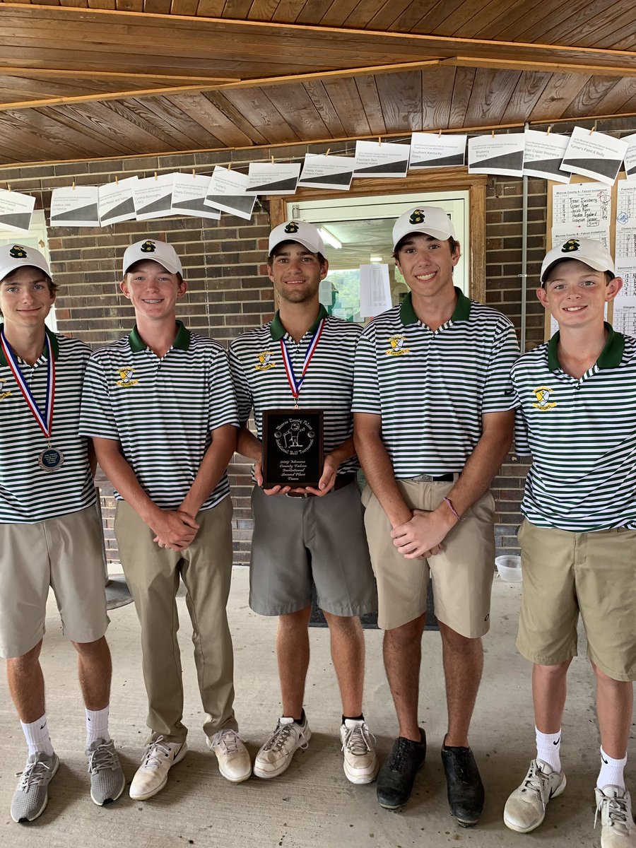 GHSGatorGolf's tweet photo. Gators wrap up the opening portion of the season with a 2nd place finish at the Falcon Invitational hosted by Monroe Co. Seniors Griffin Plumb and Carson Sturgill lead the way with a pair of 71s. Go Gators! https://t.co/1zGx5Cq6Uc