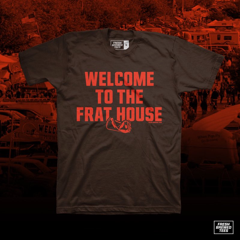 Cleveland proud. 🤷‍♂️🍻  

freshbrewedtees.com/products/cleve…

#WelcomeToTheFratHouse