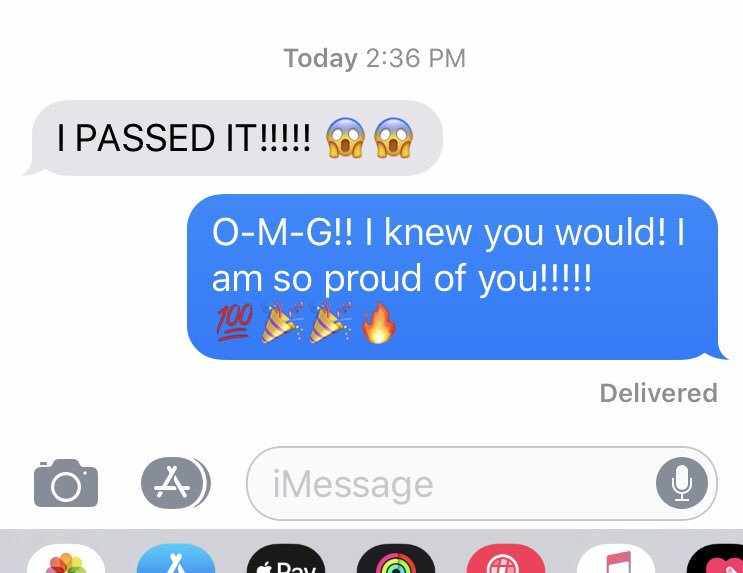 MsMehat91's tweet photo. When students start texting they passed their CNA State Boards!!! #MUHSD #CNA #CTE 🎉 https://t.co/umUFmkC4oX