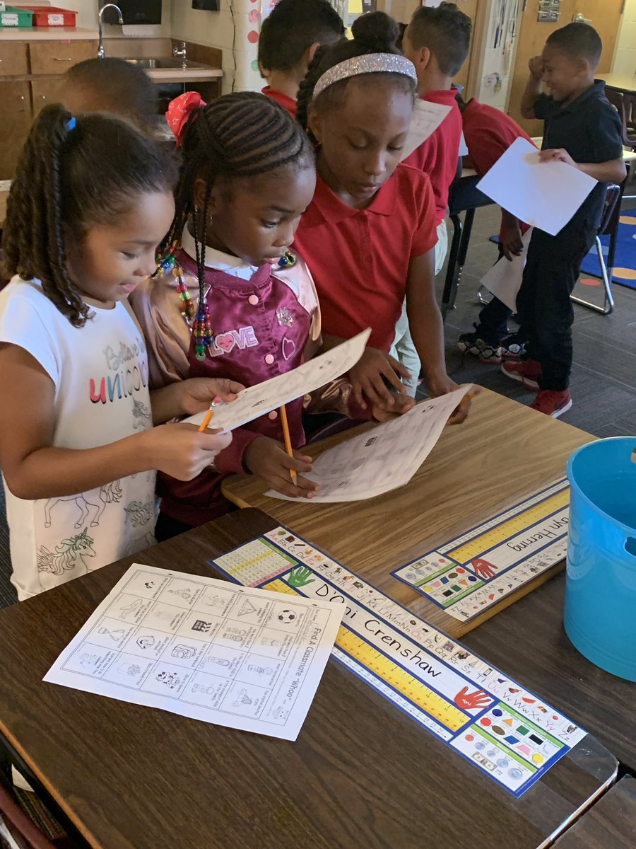 MsKris_Meadows's tweet photo. The kiddos of room 2G got to know each other through Classroom Bingo, &amp; we learned we can make anything using only a dot! Academics are important of course, but practicing and developing social/emotional skills are vital! @LockheedElem #LockheedUnited #LoveLeadLearn #BeSomebody https://t.co/SK2TZsYAcl