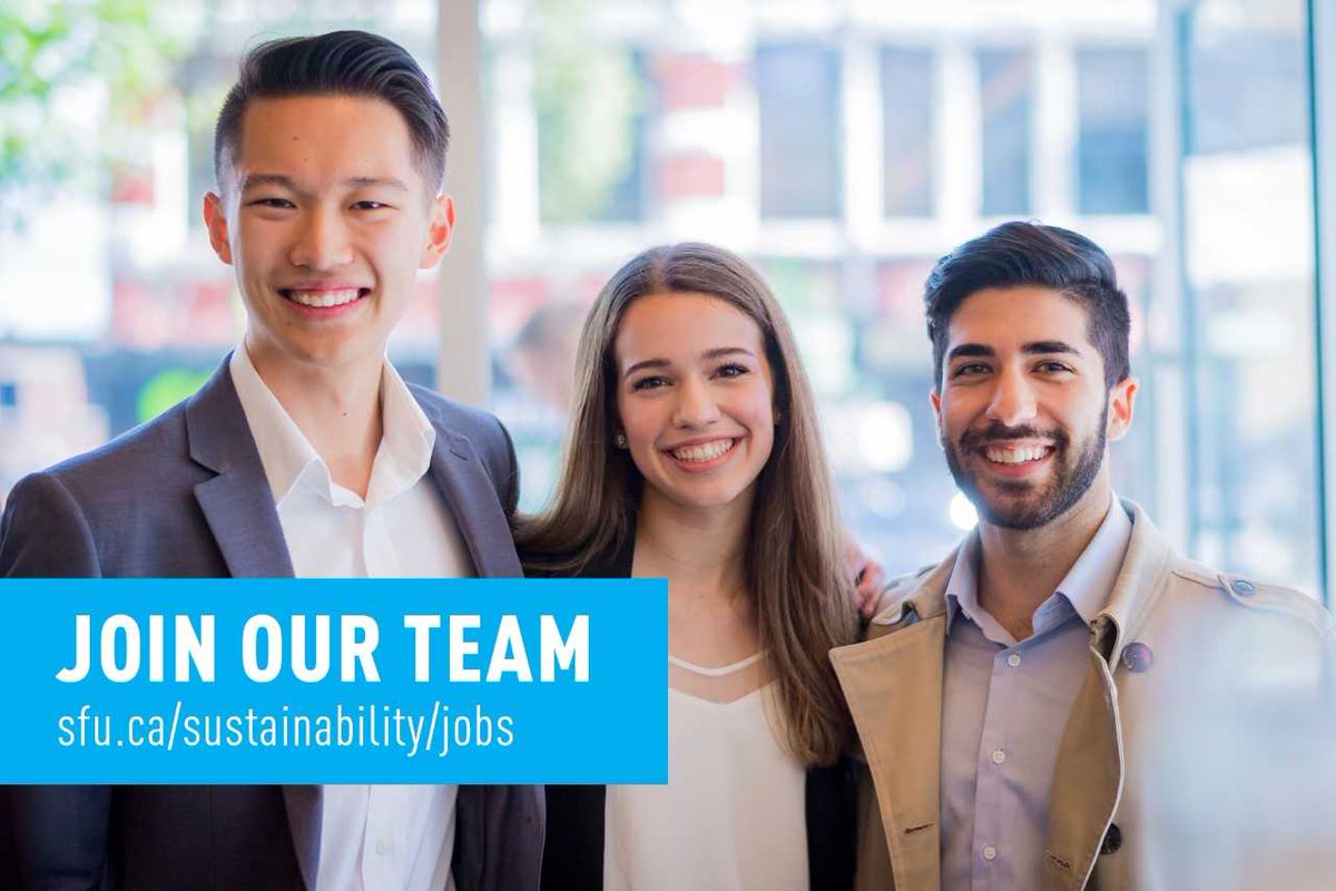 SFUSemester's tweet photo. Are you a fresh graduate looking for rewarding work? @SFUSustain is hiring! Join their team as the Program Support Specialist and assist in eliminating single use plastics and products at @SFU. Click here to apply: https://t.co/5rGfrzOMKF #yvrjobs #bcjobs https://t.co/gpuGTvssmB