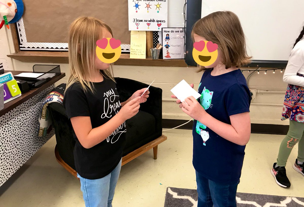 Ms_Stovall1's tweet photo. First full day of 3rd grade is in the books! Today we spent some time learning all about our fellow classmates! ❤️ https://t.co/1QC2vPHl35