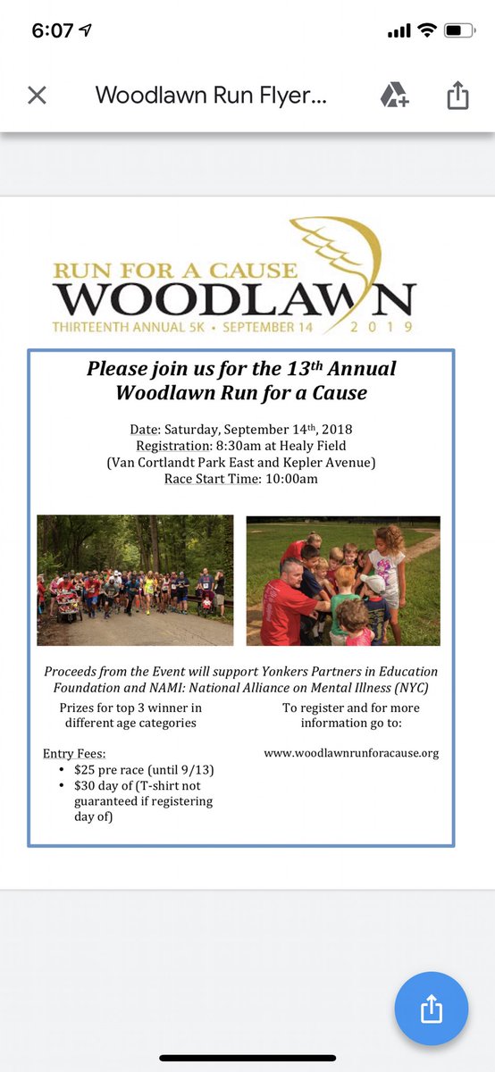 HBOJim's tweet image. Join us for the 13th Annual Woodlawn Run for a Cause - Saturday September 14th