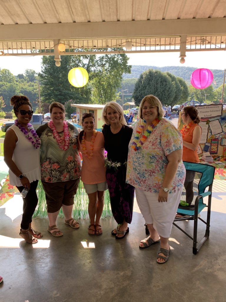 Bowers Elementary having their beginning of the year kickoff with a Luau. Great turnout from the students, staff, parents, and community.