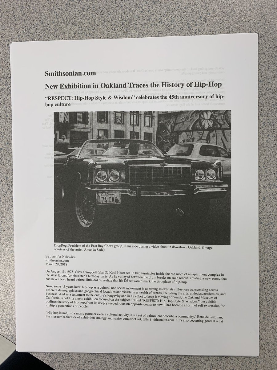 FitNikBake79's tweet photo. Say what?  Yep, learning about the history of Hip Hop to practice the Cornell Notes System in Lifetime Wellness. @CMA_PSCC_KCS @KcSavid https://t.co/u8qY21Hi6Z