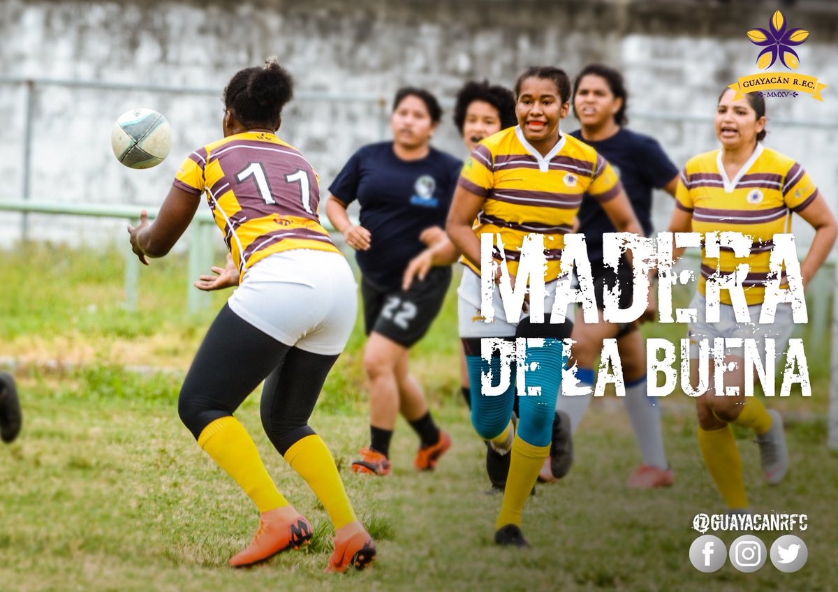 Entrena con nosotros y se parte de esta Familia!💛💜
Entrenamos en la cancha de la ciudadela Sauces 2, al lado del Colegio Clemente Yerovi. 
Martes y Jueves a las 20h00.
Masculino y Femenino
Te esperamos 💪🏾💪🏼💪🏾
#SomosGuayacan
#MaderaDeLaBuena
#Rugby #Guayaquil #Deportes