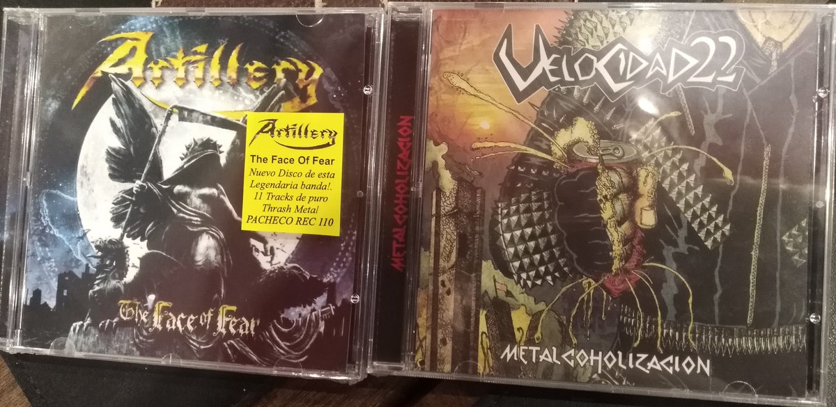 EfectoMetalOk's tweet image. Atención!!! GRAN SORTEO PACHECO RECORDS en EFECTO METAL RADIO!! Ganate 1 CD de ARTILLERY y 1 de VELOCIDAD 22!! Para participar tenes que seguirnos en Twitter y hacer retuit de esta publicación!! Tremendo sorteo de metal que tendrá un ganador el martes 13 durante el programa!!!