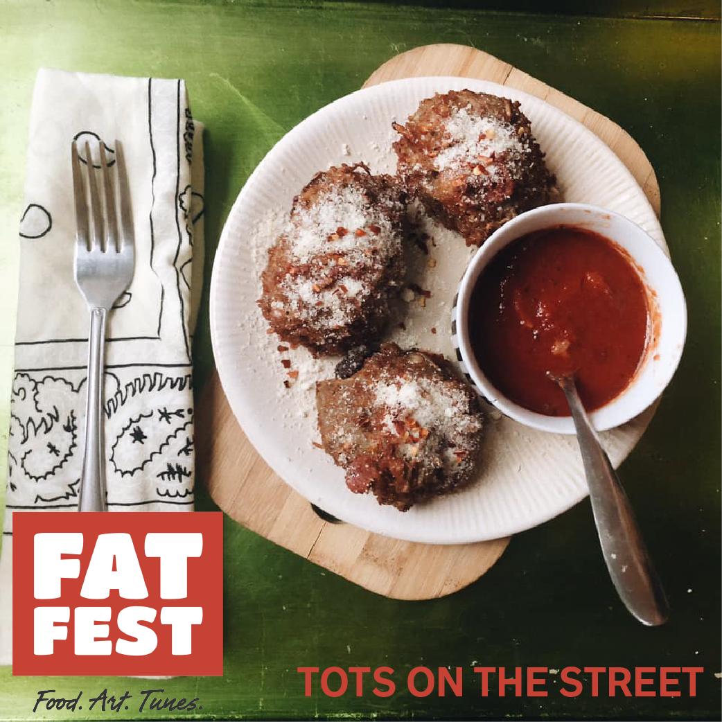 More food at FAT Fest this year from Tots on the Street! You won't want to miss out on these stuffed taters. Can't wait to see them at FAT Fest. Let us know you are coming below! ow.ly/lAqd50vpVzH