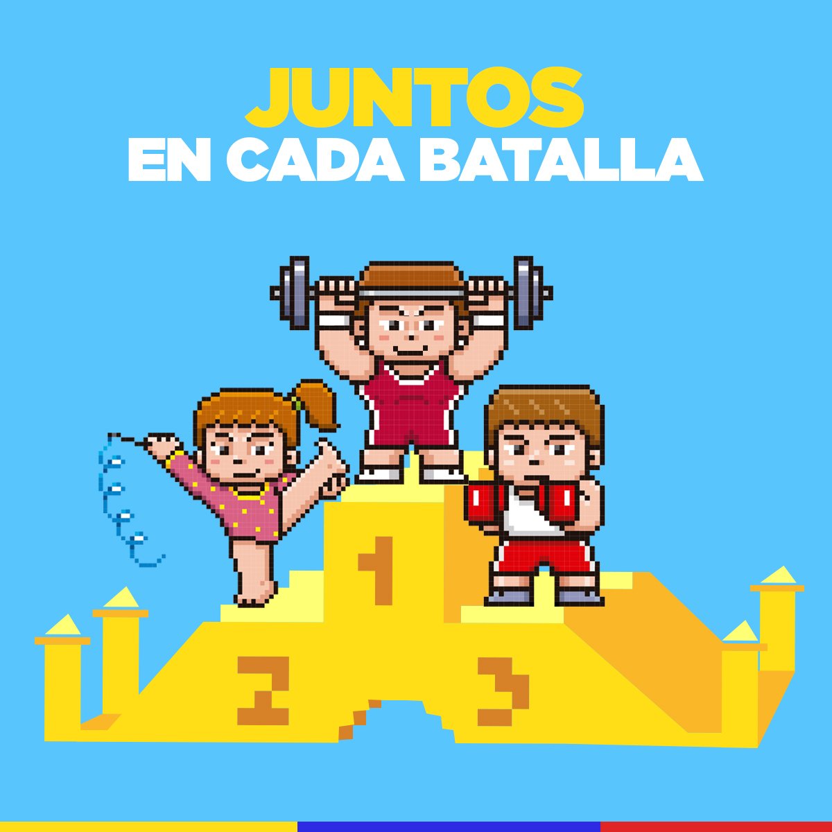 Tottotu_'s tweet photo. ���💫 Porqué soñar, ganar y nunca rendirse, es lo que nos caracteriza 👧🧒, y hoy nos unimos para conquistar el mundo💛💙❤.
 
#CampeonesSomosTodos #🇨🇴 #FanDeMiPaís #MásColombianoQueNunca #BatallaDeBoyacá #totto #tottokids https://t.co/MkuU5LVH72