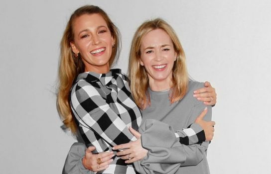emily blunt & blake lively:“if you could raid someone’s closet, who would it be?” “blakie lively’s”