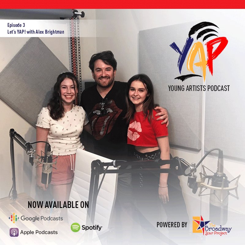 EPISODE 3 of the #YoungArtistsPodcast is NOW AVAILABLE!

Go check all the stories and experiences that our Celebrity Guest <a href="/ABrightMonster/">walter brightman</a> shared with us! Don't miss our weekly episodes, SUBSCRIBE NOW!

#DreamBigMakeItHappen #broadway #bway #podcast #alexbrightman #beetlejuice