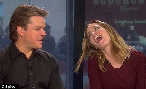 emily blunt & matt damon:“emily, i don’t think she ever repeats herself. when i worked with her almost 10 years ago, everybody knew she was this really gifted actress. with this year’s AQP & MPR, she’s now a huge movie star in the eyes of the people who greenlight movies.”