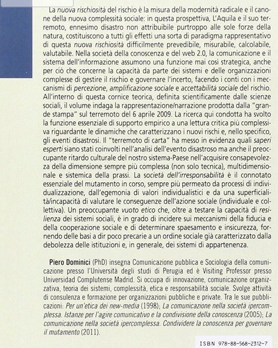 dominicipi's tweet image. Riflessi dalla ”Società dell’irresponsabilità”(cit.)Dalla #ricerca del 2009,con il pensiero a quel 6 aprile pierodominici.nova100.ilsole24ore.com/2017/08/25/rif… #ricerca #sociologia #ScienzeSociali #educazione #formazione #complessità #rischio #comunicazione #Persone #politica #cittadinanza #propagandalive
