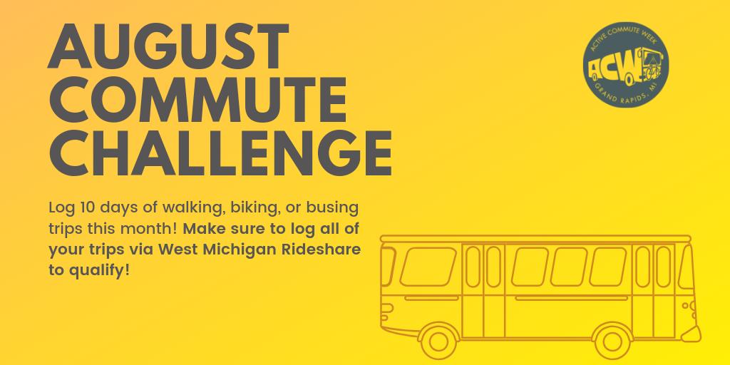 TheRapid's tweet photo. Challenge yourself to a more active commute in August! ππ²πΆββοΈ 10 days in August to earn a $5 gift card and be entered to win a drawing for a $50 gift card to Central District Cyclery!
https://t.co/eohlZPSoST
#ACWGR #ActiveCommute https://t.co/GwmI2L4WeW