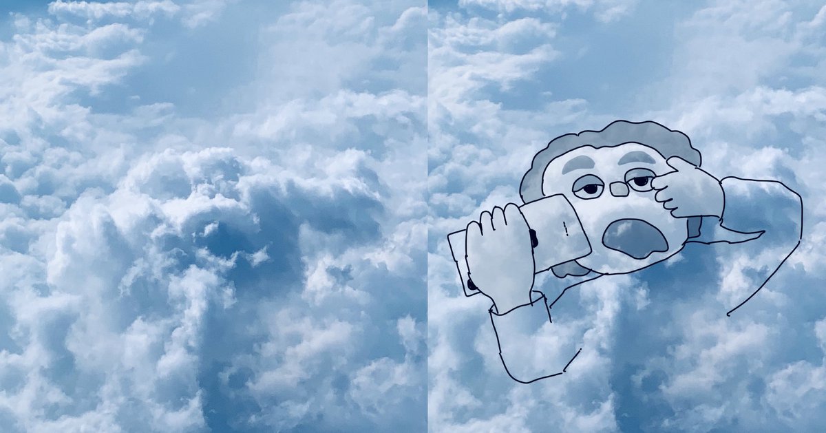 lcoffeeprincel's tweet photo. ้ฒใฎๅฝขใงใใกใใฃใจ่ฝๆธใใใใฃใจใทใณใใซใซๆใใใใ
I doodled some clouds. I wanna do it more simply.
#doodleCloud #everyonecancreate #ade2019 #appleEDUchat https://t.co/Ozms5Wuiu9
