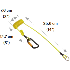 Our hot selling product: 3M™ DBI-SALA® Hook2QuickRing Coil Tether with Tail , see at the-ppe-shop.myshopify.com/products/hook2…