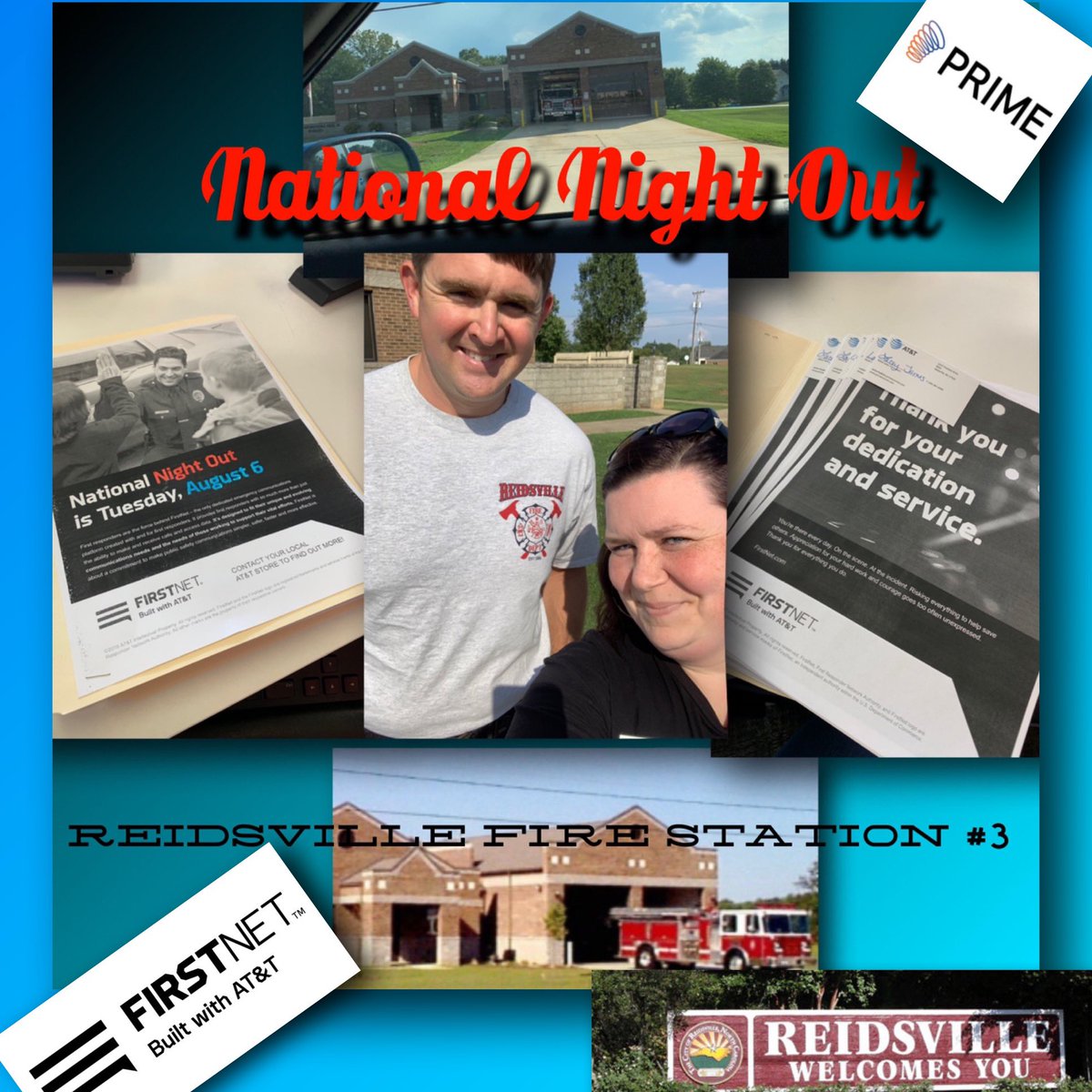 ATTPrimeRville's tweet photo. Meeting with Reidsville Fire Department Captain Station #3 on National Night out and discusses FirstNet and giving information!!! @c_jones918 @theriddler704 @ATT_Chad #NNO2019 #theGREAT2️⃣8️⃣  #FirstNet #FirstResponders 💪🏻💪🏻💪🏻💥💥💥 https://t.co/eO87enM0KR