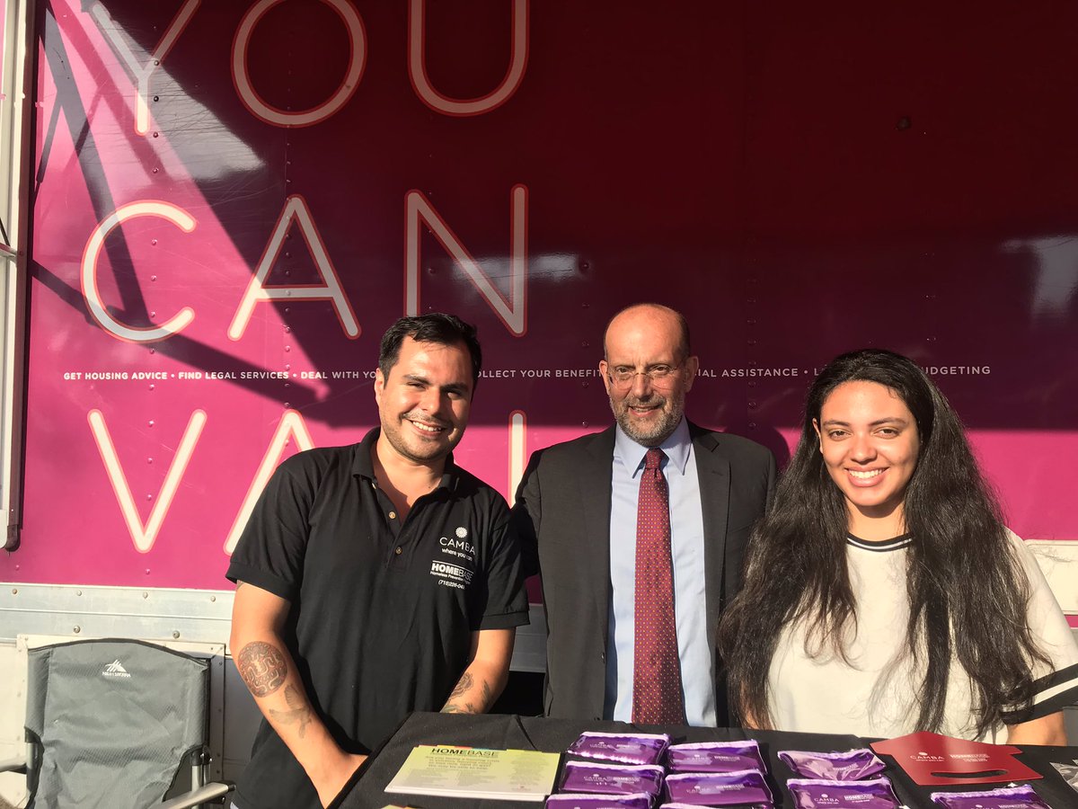 YouCanVan's tweet photo. Thank you for stopping by @NYCHRA @NYCDHS Commissioner Banks to the @YouCanVan @CAMBAInc providing #homelessnessprevention resources #InBrooklyn #SunsetPark today on #NationalNightOut #NNO2019 joining the @NYPD72Pct #homebase #cambahomebase https://t.co/PP8ZWKAdbT